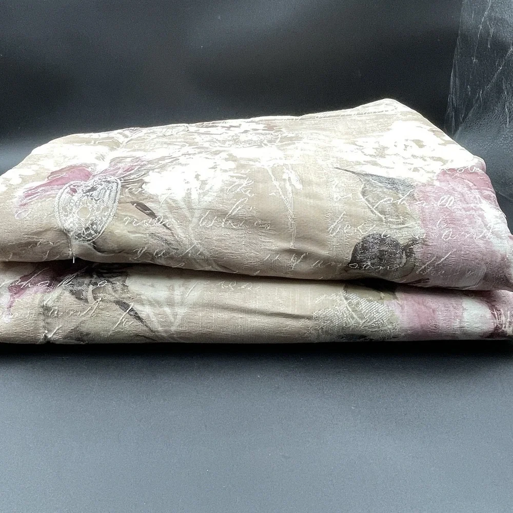 Croscill Concerto Floral Standard Pillow Shams Lot of 2 Made‎ in USA
